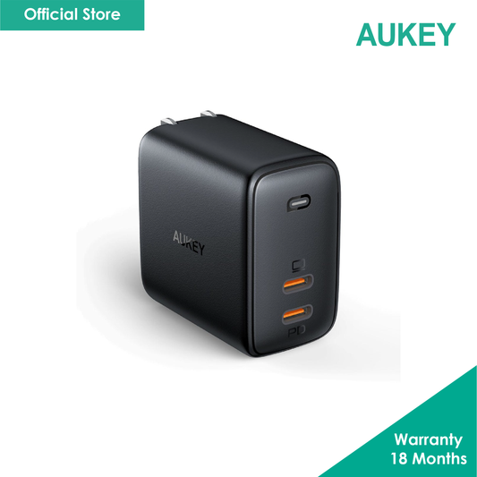 AUKEY PA-B4 Omnia Duo 65W Dual-Port PD Charger with Dynamic Detect