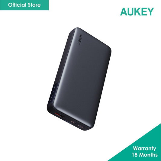 AUKEY PB-Y42 Sprint X 30W PD 20K mAh Fast Charging USB C PD 3.0 Power Bank