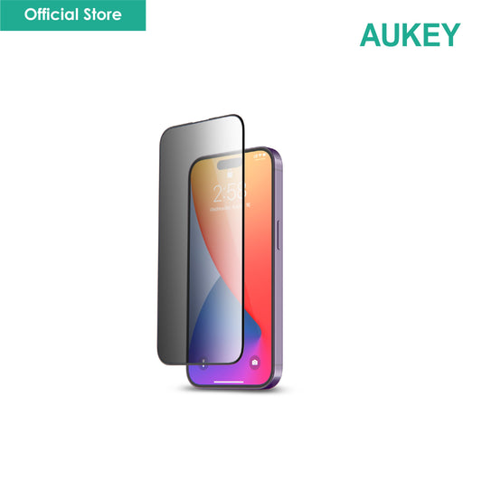 AUKEY SP-YS10 iPhone 15 Series PriviShield Privacy Tempered Glass 1pc Pack