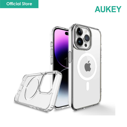 AUKEY PC-TM10 iPhone 15 Pro/15Pro Max Magnetic Clear Case